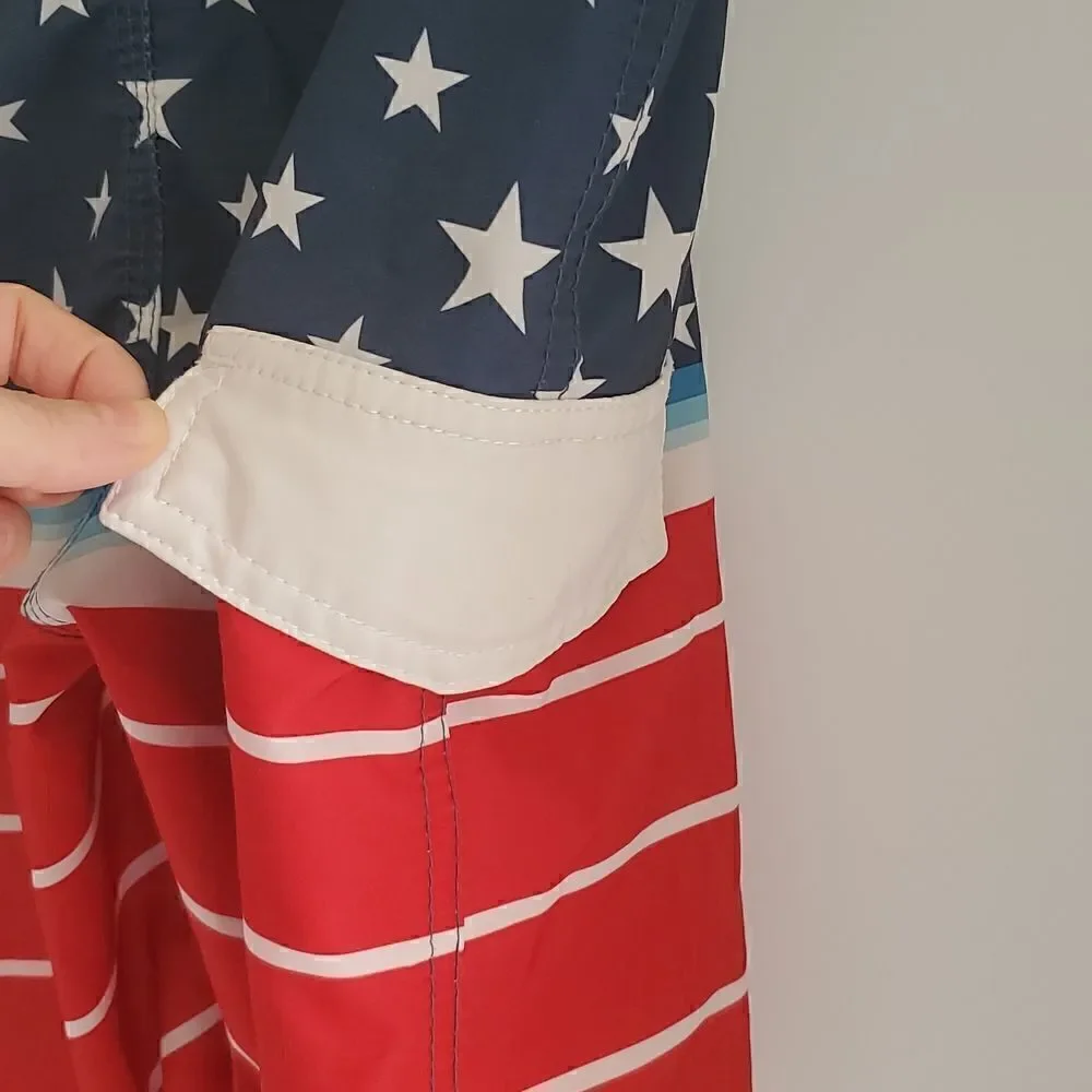 Trinity American Flag Men's Boardshorts Size 30